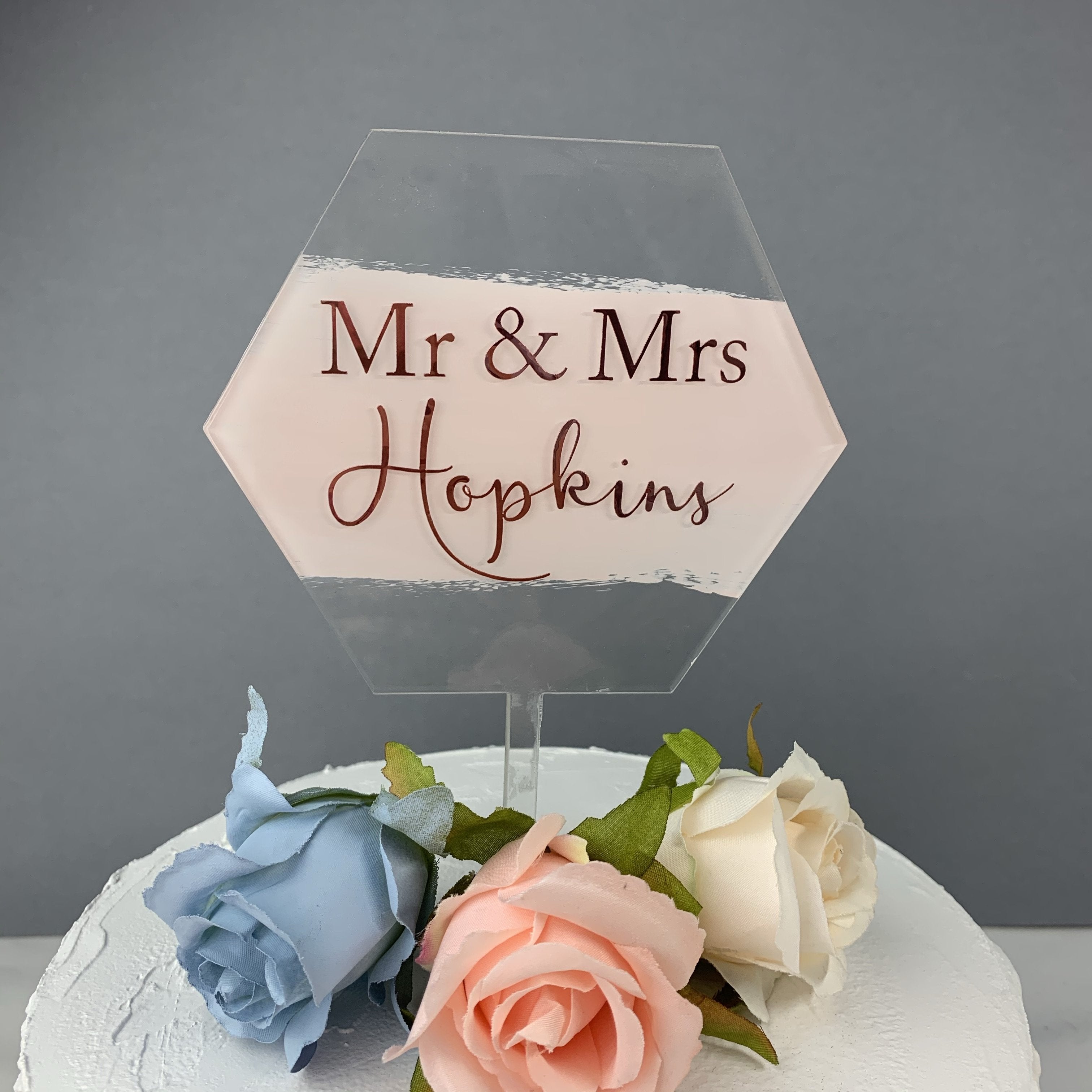 Hexagon Acrylic Topper - Occasionally Cute