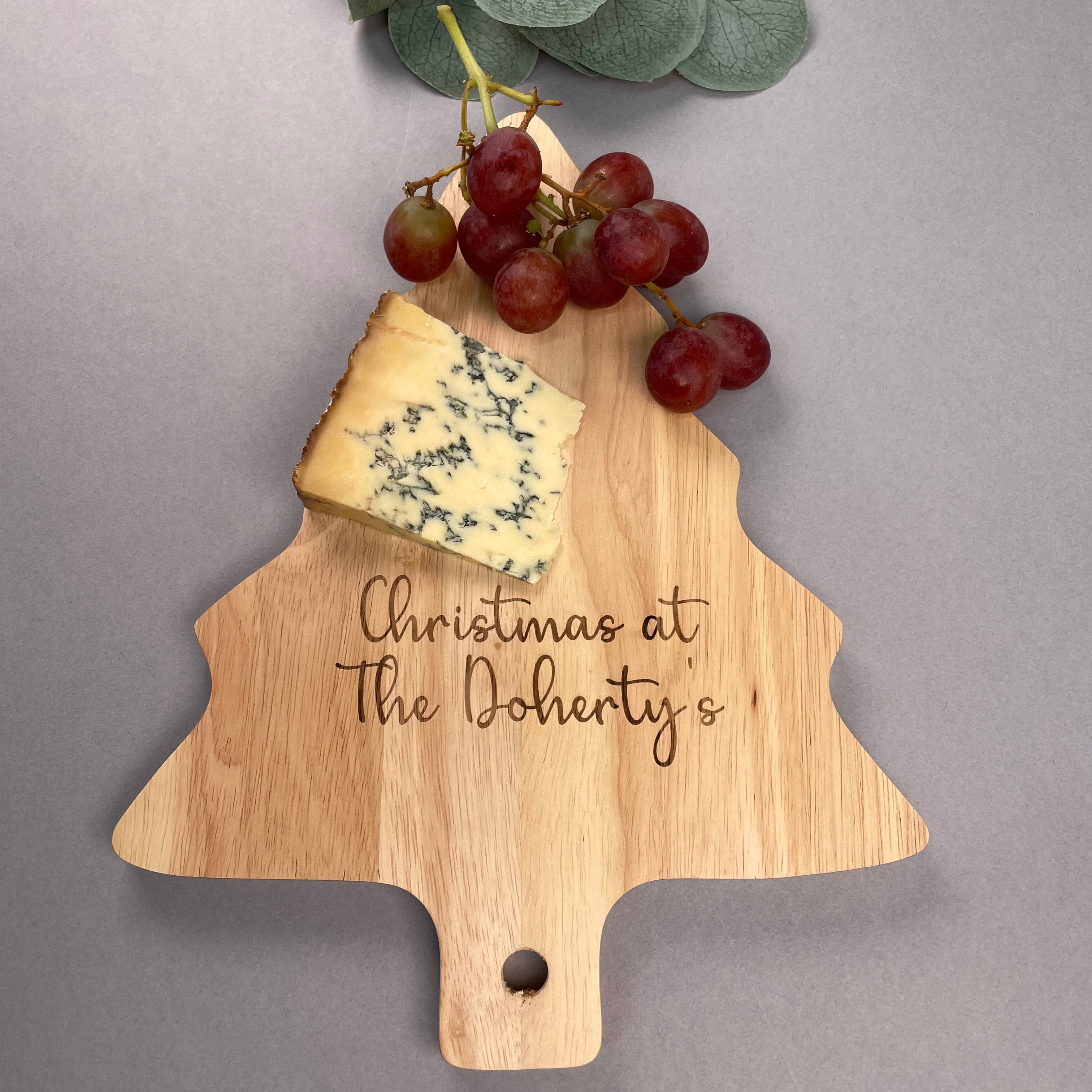 Personalised Christmas Tree Chopping Board