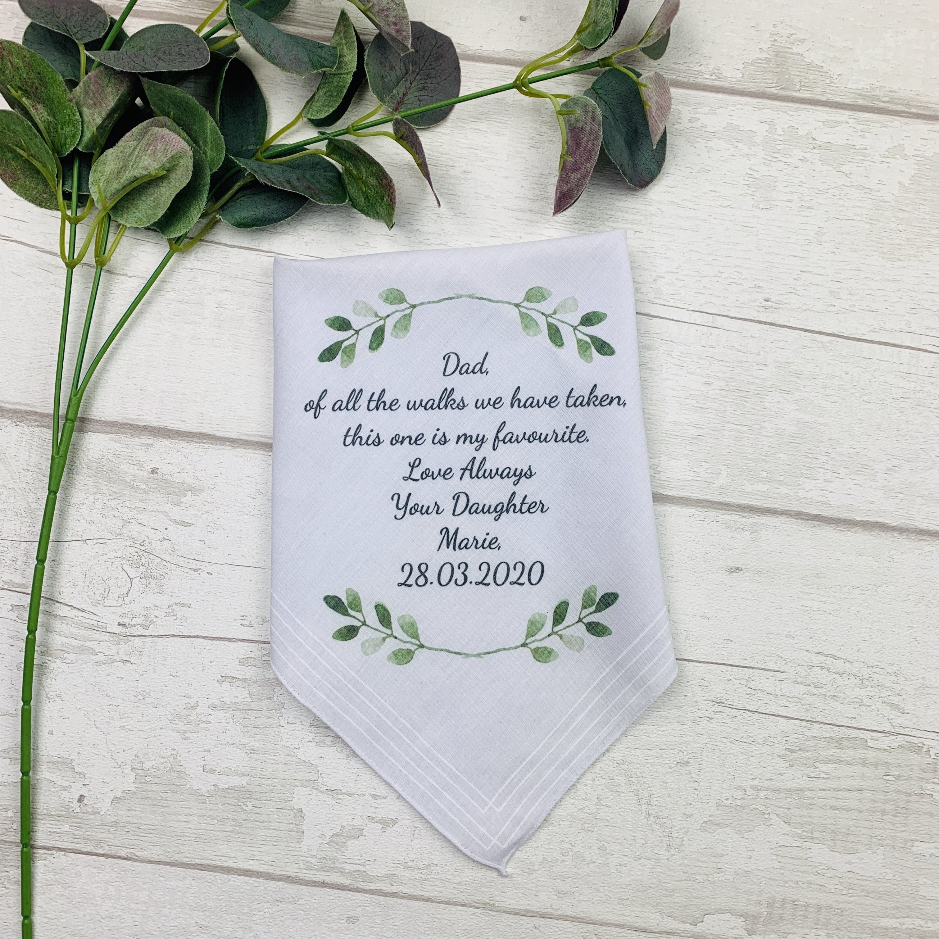 Father Of the Bride Hankie - Occasionally Cute