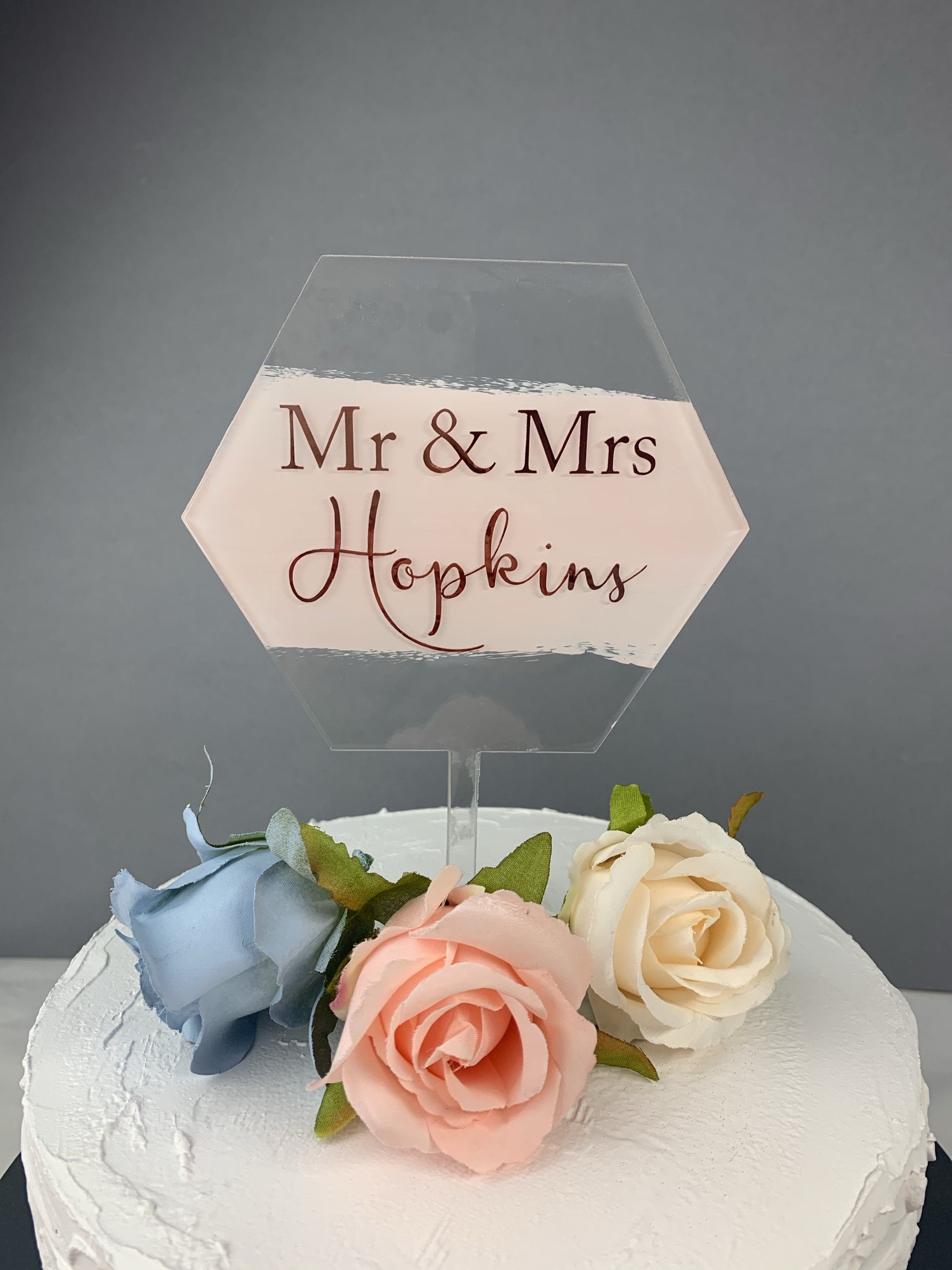 Hexagon Acrylic Topper - Occasionally Cute