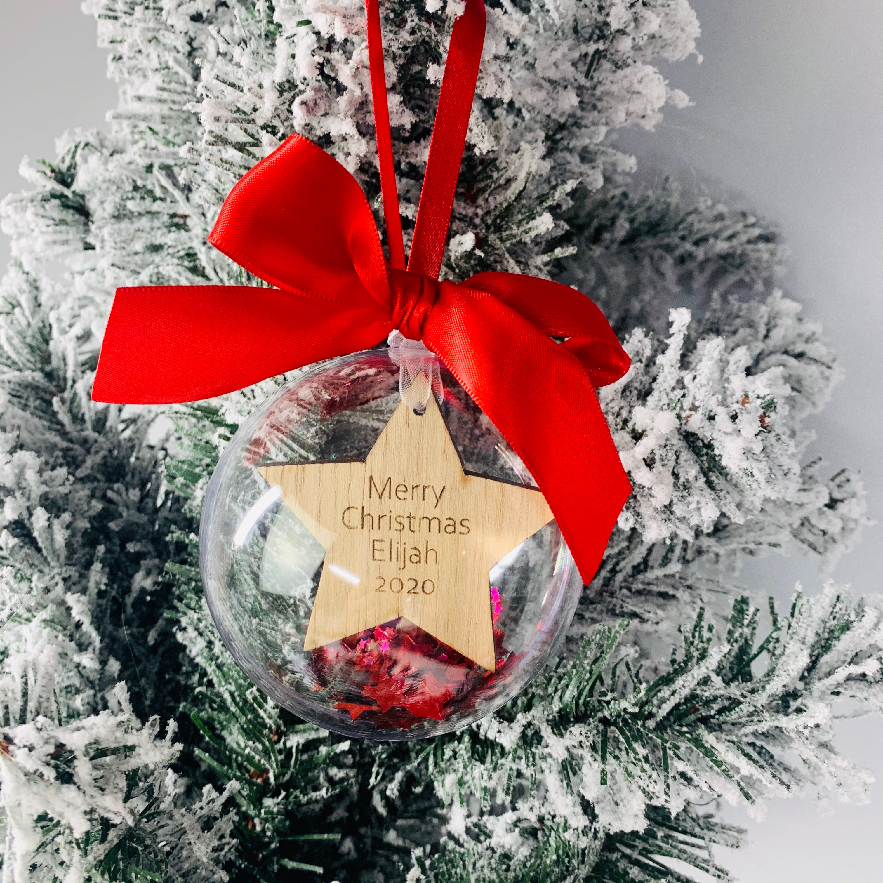 First Christmas Star Floating Bauble