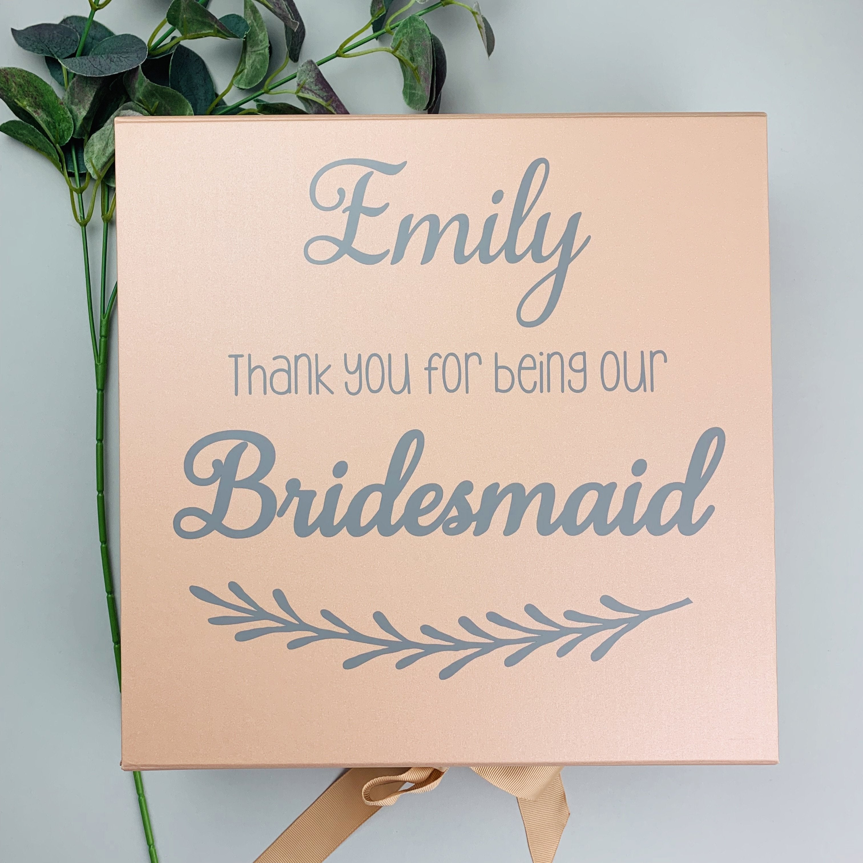 Thank You Bridesmaid Box - Occasionally Cute