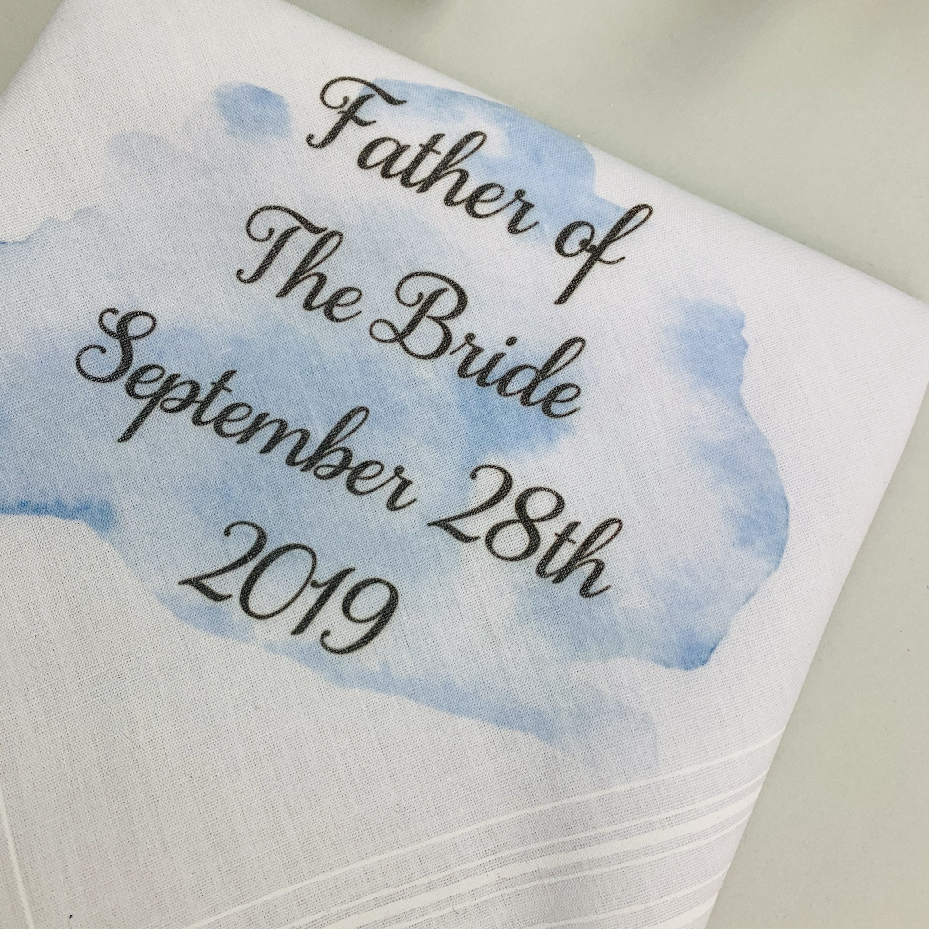 Father Of the Bride Hankie Style 2 - Occasionally Cute