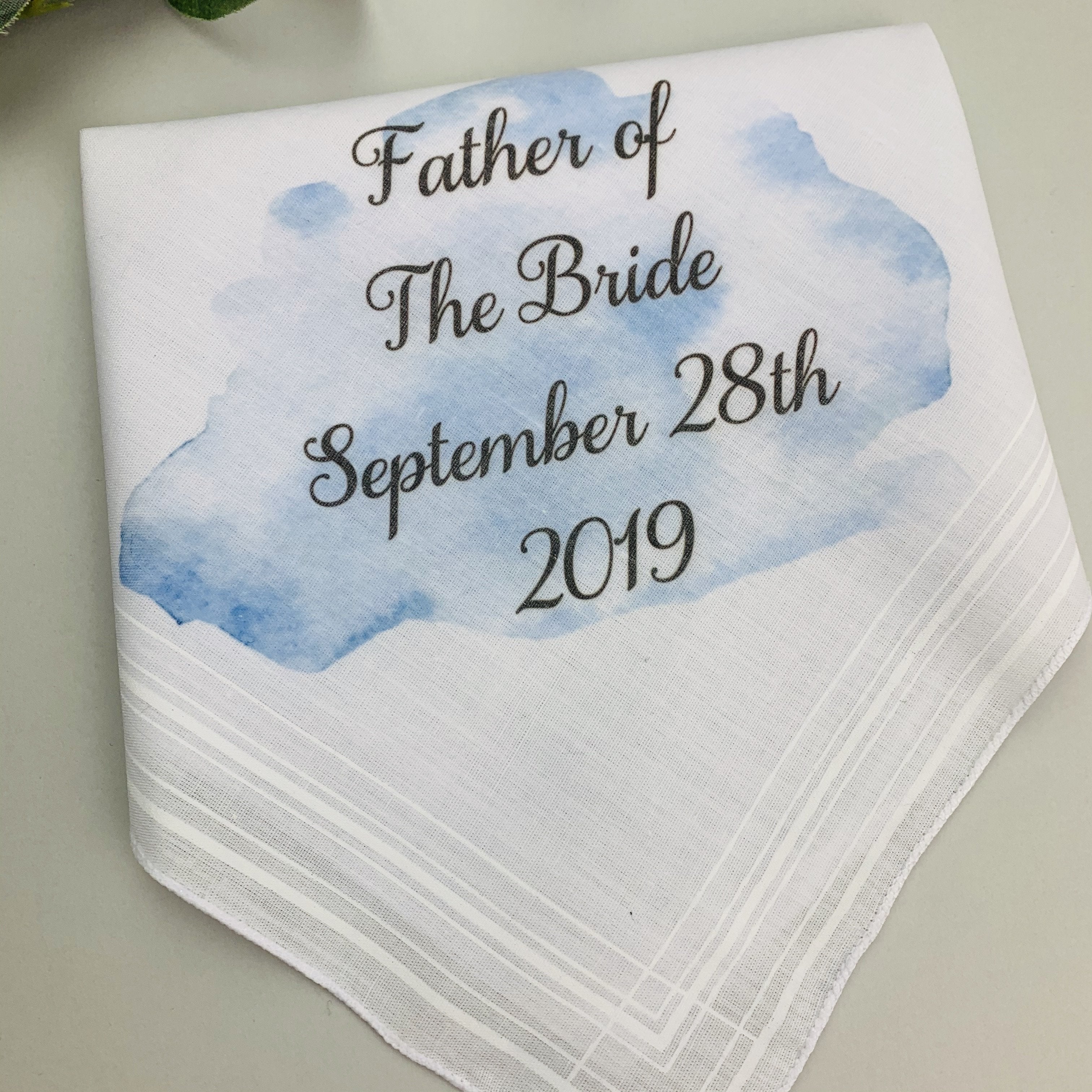 Father Of the Bride Hankie Style 2 - Occasionally Cute